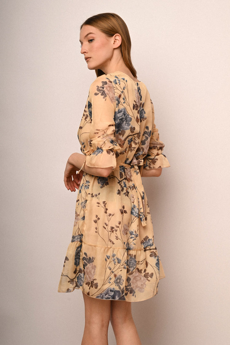 Mini abito a stampa floreale
