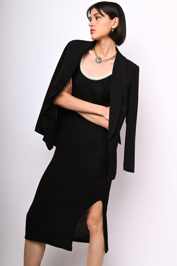 Abito midi in maglia