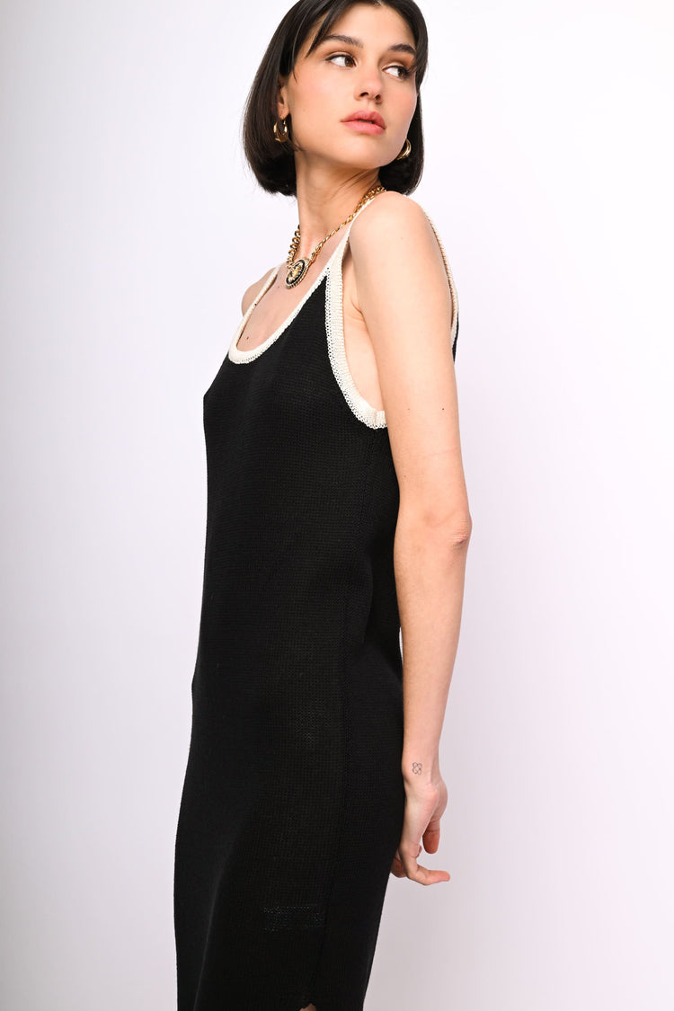 Abito midi in maglia