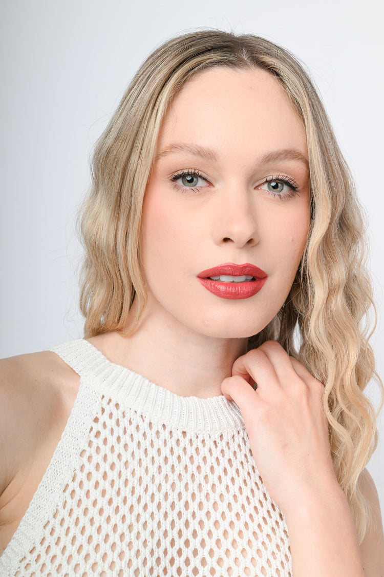 Top in maglia crochet