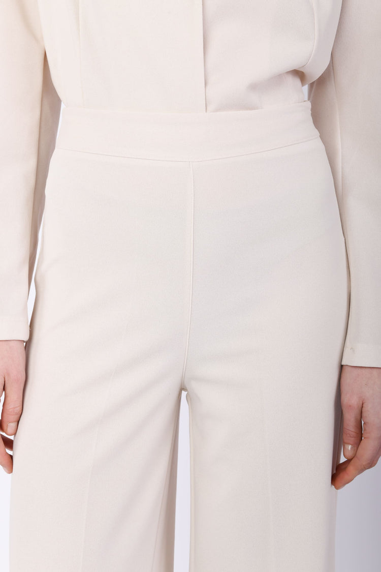 Pantaloni palazzo in tessuto stretch