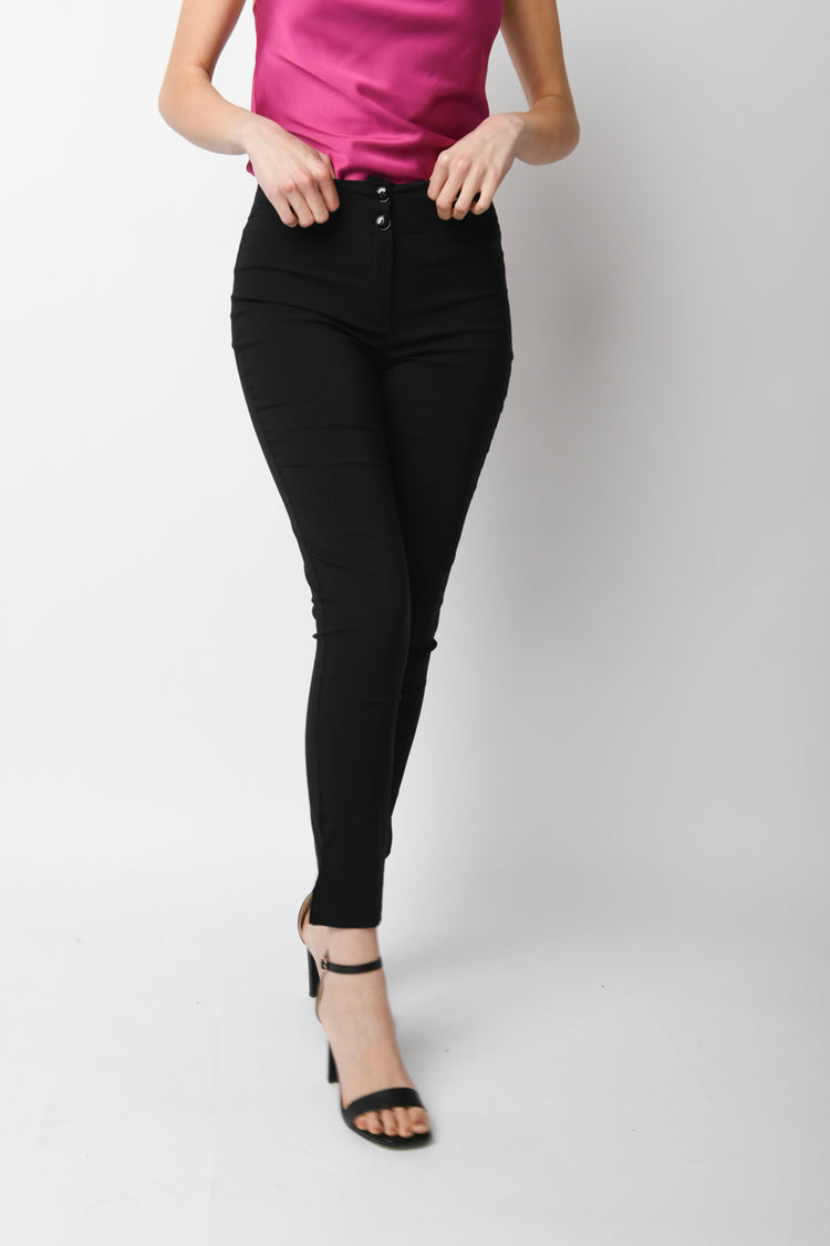 Pantaloni misto viscosa stretch