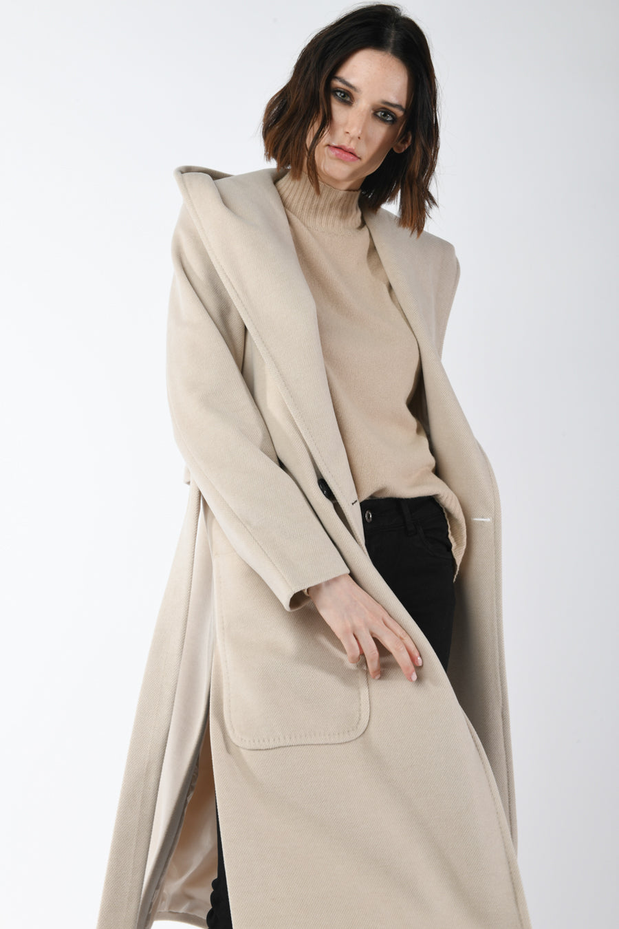 Cappotto Doppiopetto Nuna Lie Cappotto Rosso Cappotti Corti Da