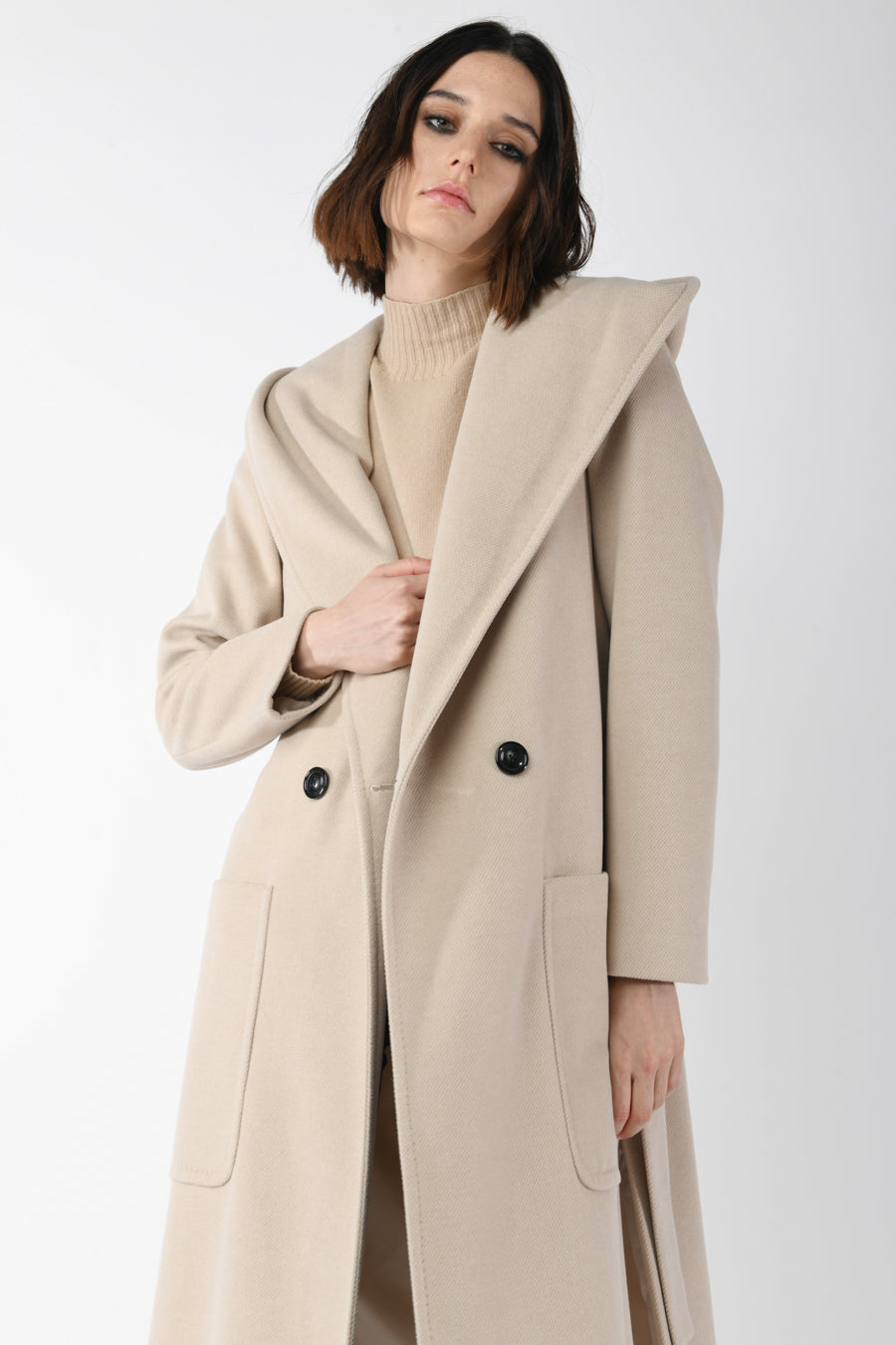 Cintura Nuna Lie Cappotto Cappotto Con Cappuccio E Cintura – Nunalie
