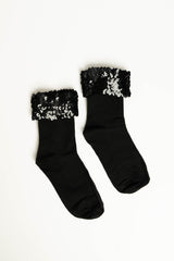 Calzino con paillettes
