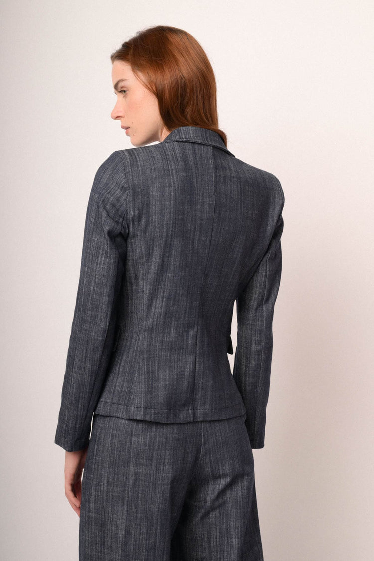 Giacca basic denim