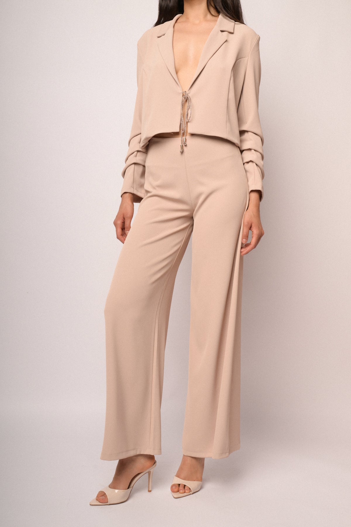 Pantaloni palazzo fluido