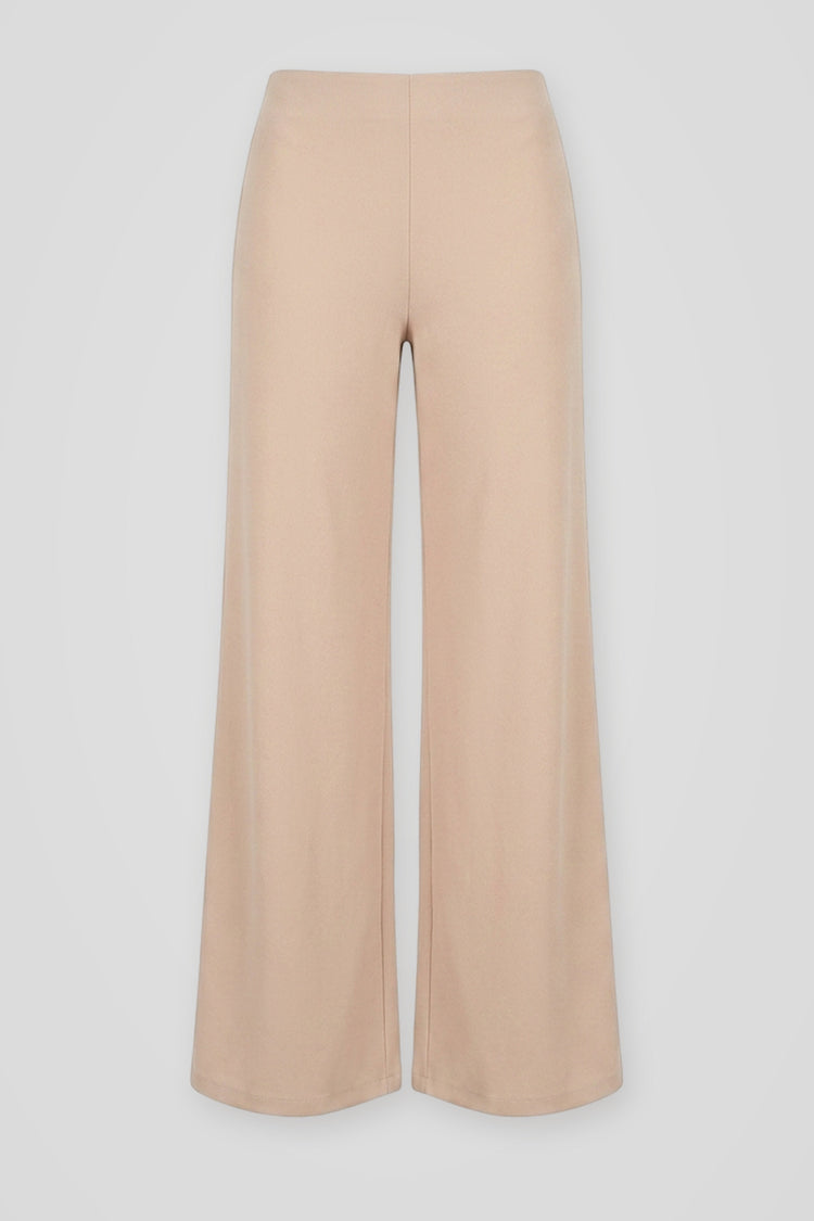 Pantaloni palazzo rosa cipria