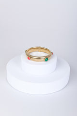 Bracciale rigido con pietre