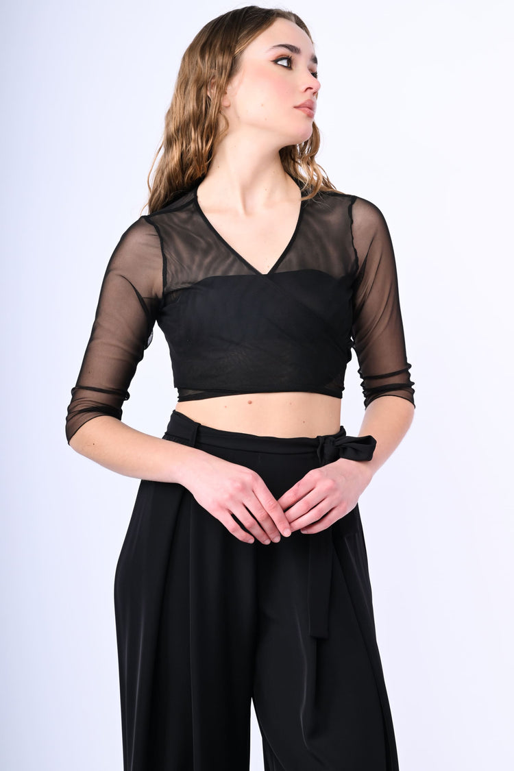 Coprispalle cache-coeur in tulle