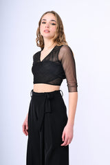 Coprispalle cache-coeur in tulle