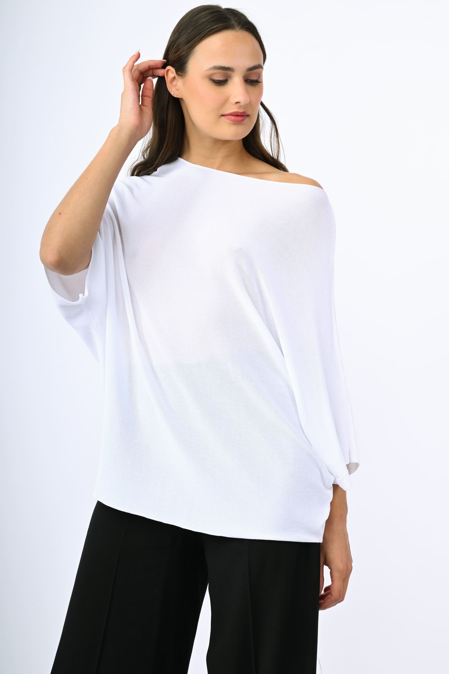UNeedVog T-Shirt A Maniche Corte da Donna con Scollo A V, Maniche A Pipistrello, Top in Maglia A Nido UNeedVog T-Shirt A Maniche Corte da Donna con Scollo A V, Maniche A Pipistrello, Top in Maglia A Nido