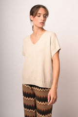 Maglia gilet scollo V