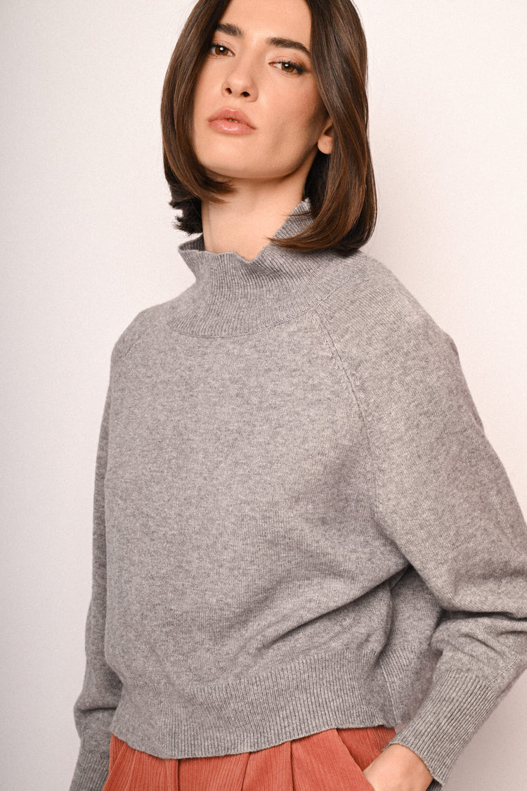 Lupetto con maniche raglan