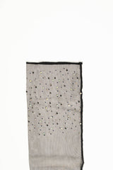 Calzino rete strass