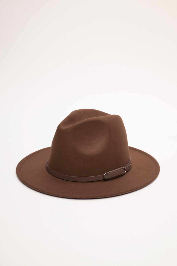 Cappello a falda larga testa di moro