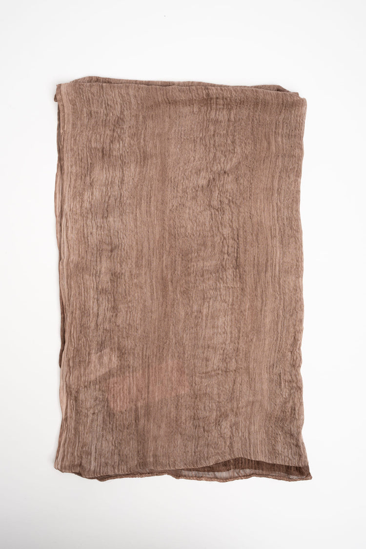 Sciarpa basic marrone