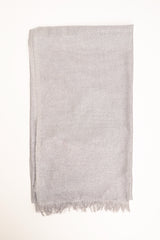Stola lurex con frange argento