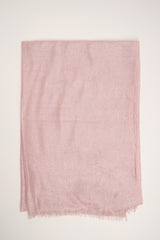 Stola lurex con frange rosa