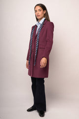 Cappotto lungo un bottone