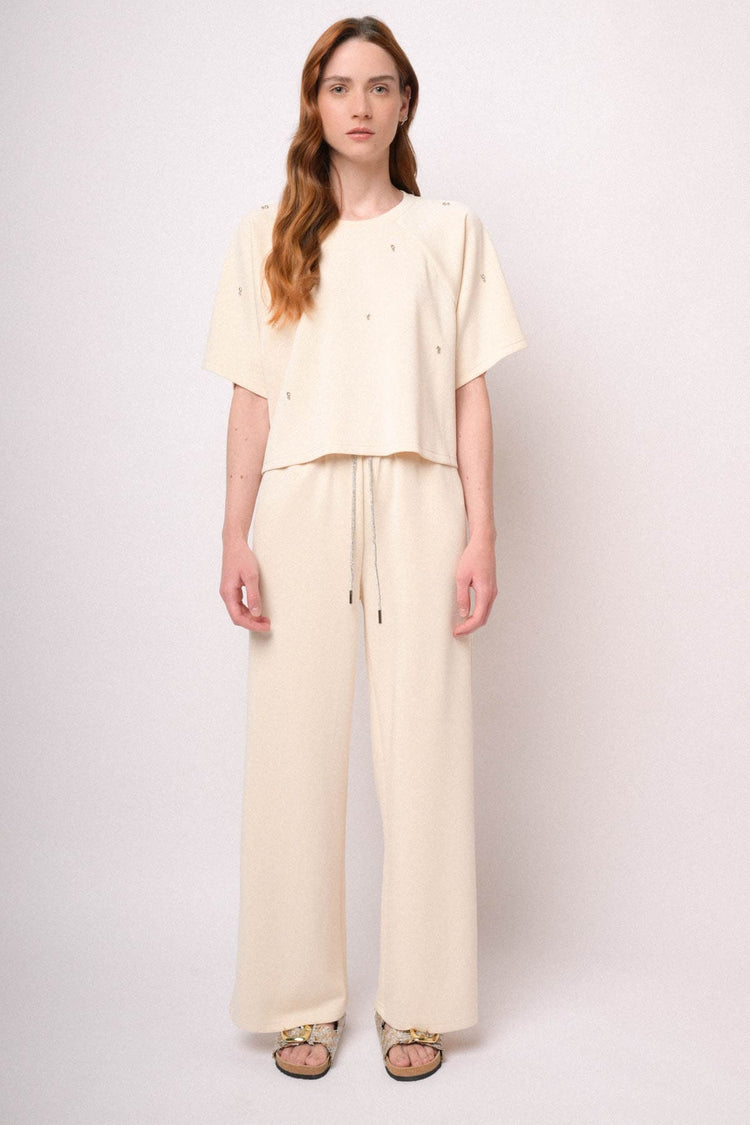 Pantaloni palazzo coulisse