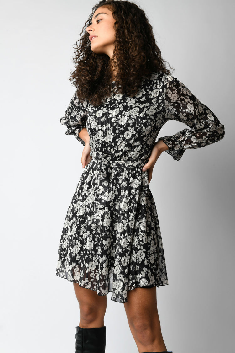 Abito a stampa floreale