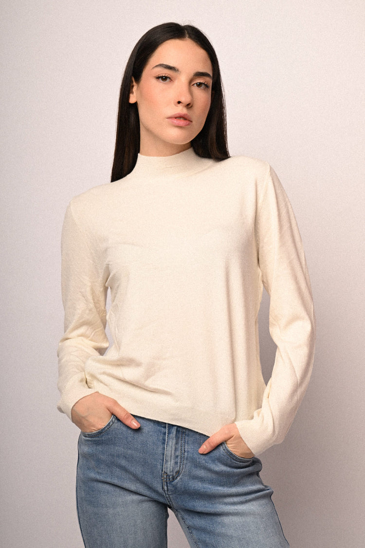 Lupetto basic misto viscosa