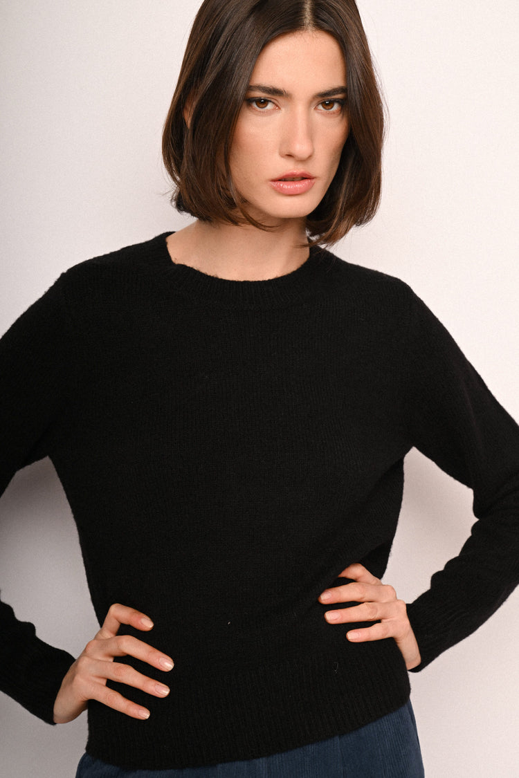 Maglia girocollo basic