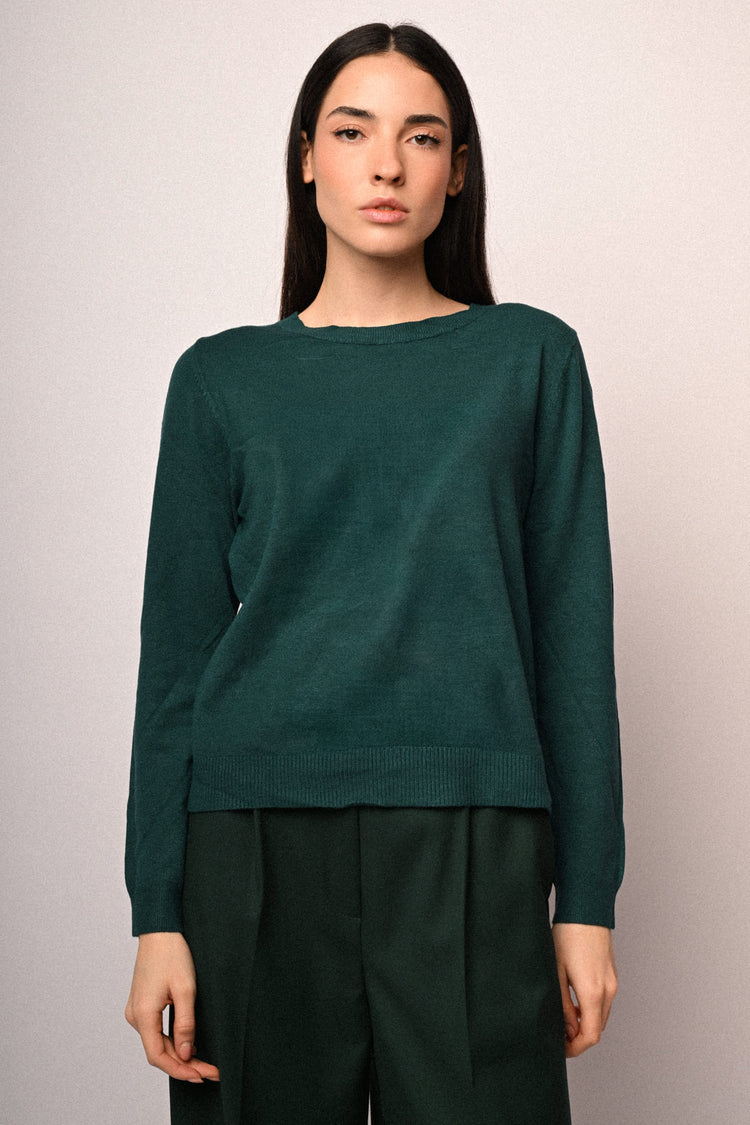 Maglia girocollo basic