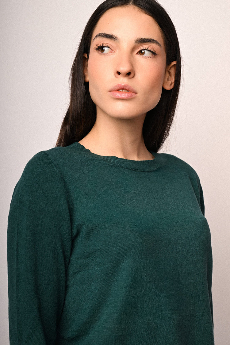 Maglia girocollo basic