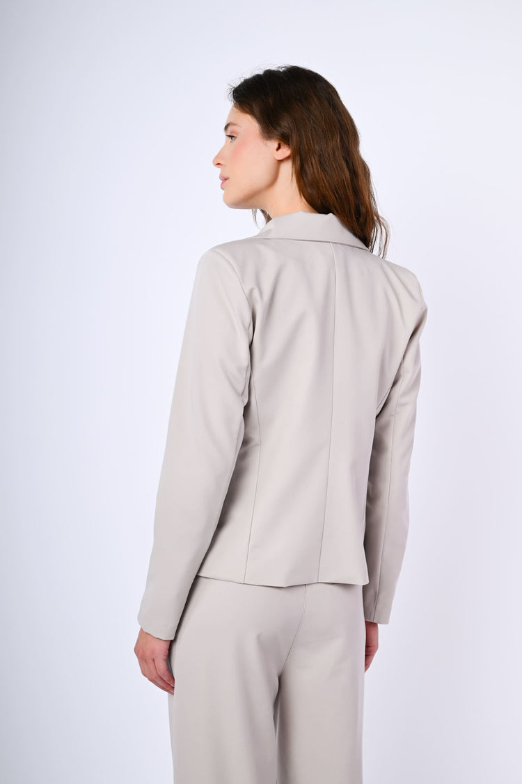 Blazer monopetto misto viscosa