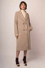 Cappotto lungo con lurex