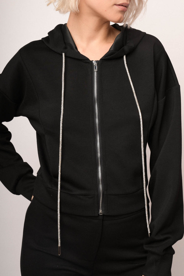 Maglia felpa con zip