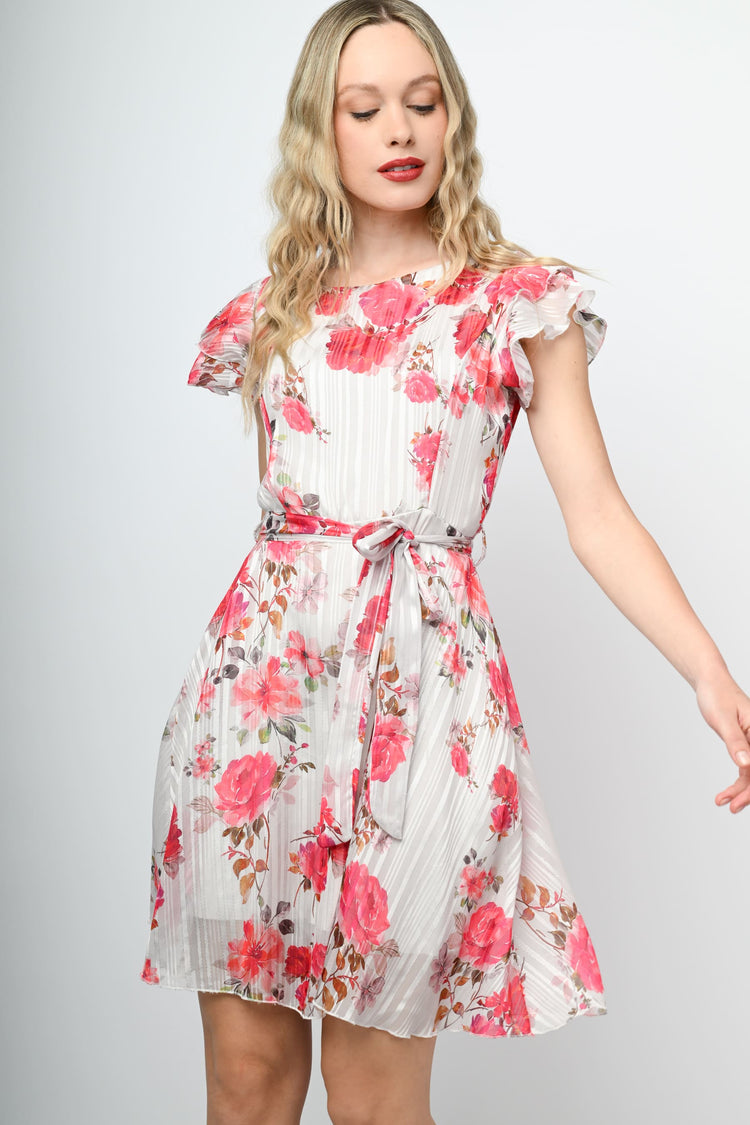 Mini abito a stampa floreale