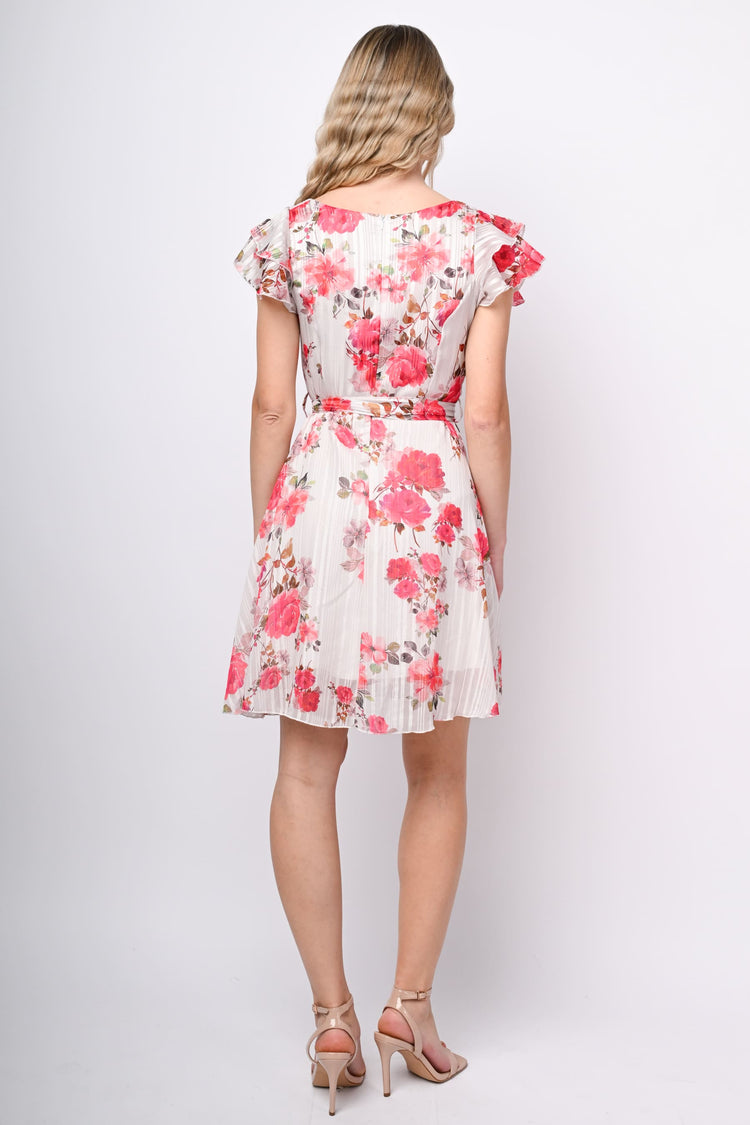 Mini abito a stampa floreale