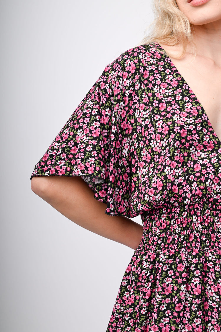 Mini abito a stampa floreale