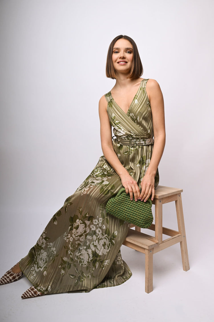 Georgette Abiti Stampa Foulard FOULARD SETA – ECOPRINT ROSA