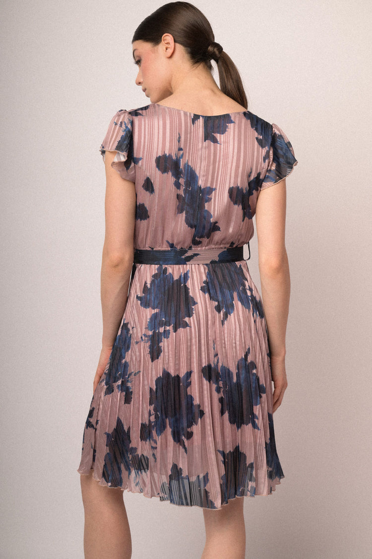 Abito stampa fiori corto