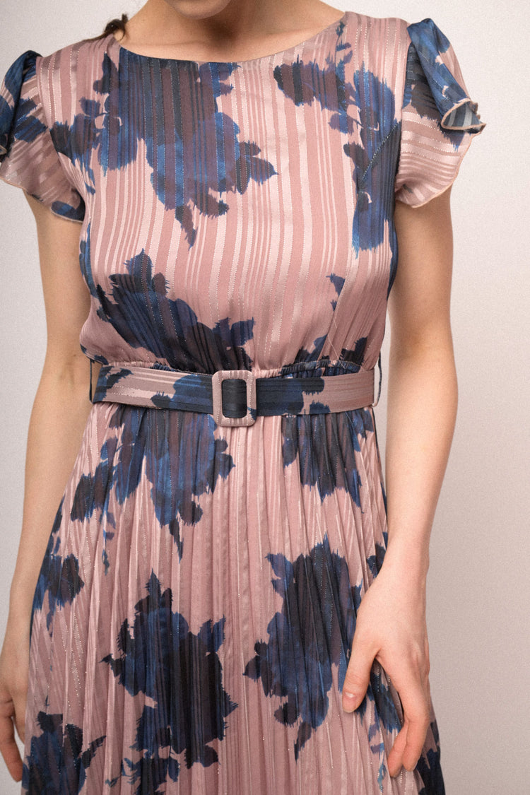 Abito stampa fiori corto