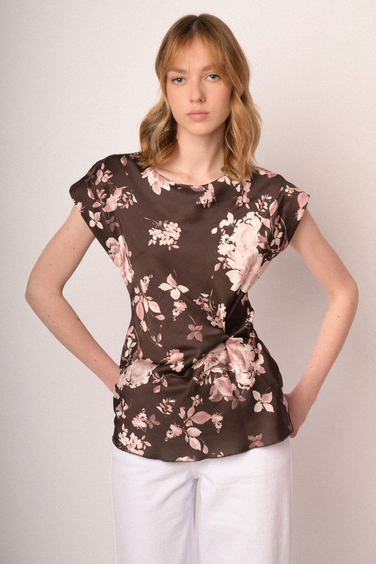 Casacca fantasia fiori