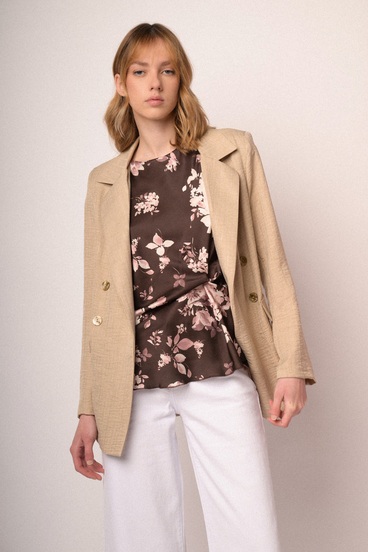 Casacca fantasia fiori