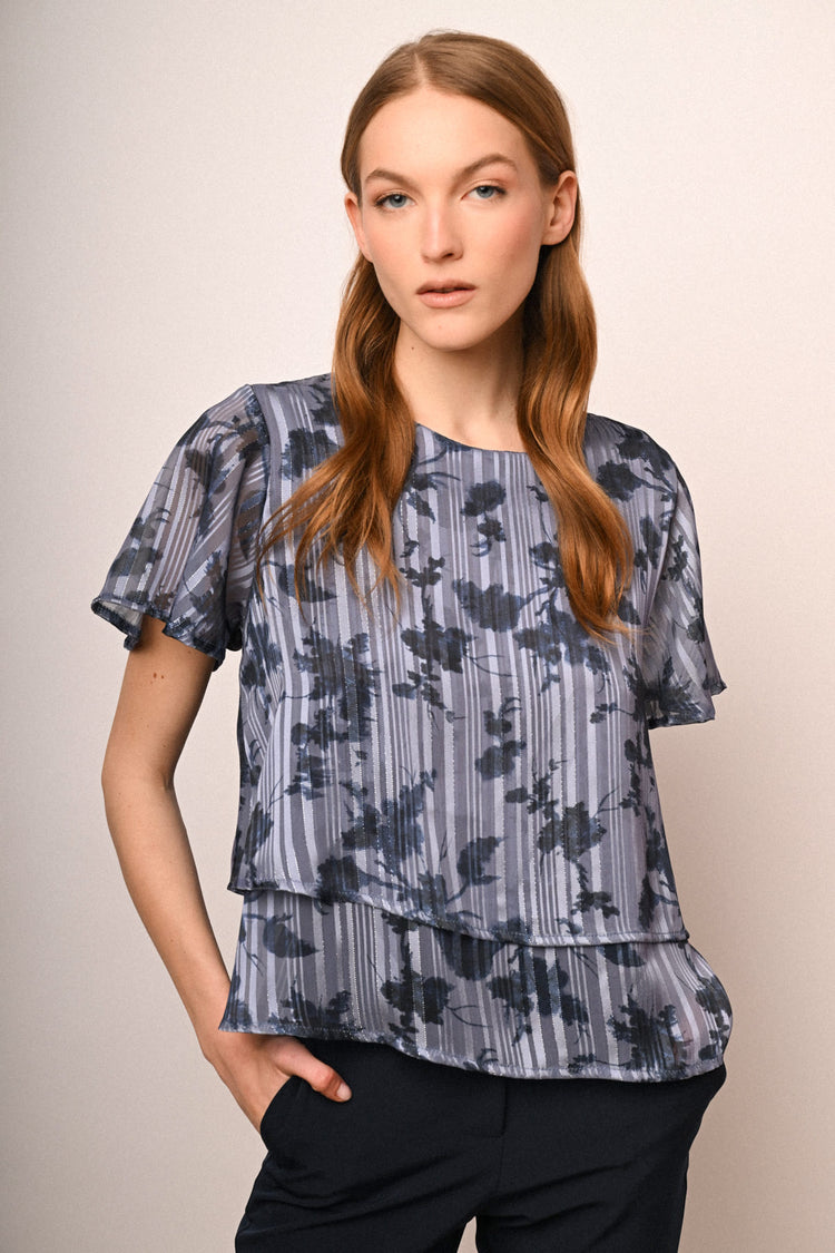 Casacca fantasia fiori