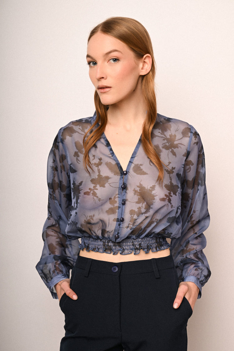 Casacca fantasia fiori