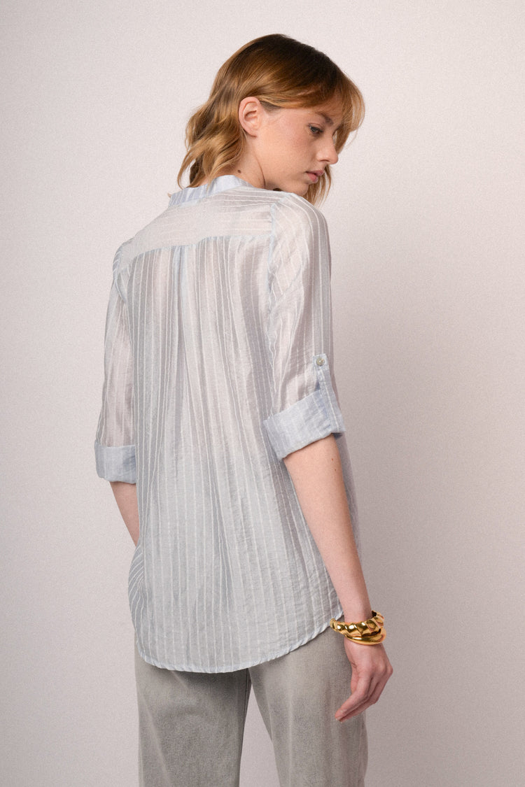 Casacca con bottoni riga