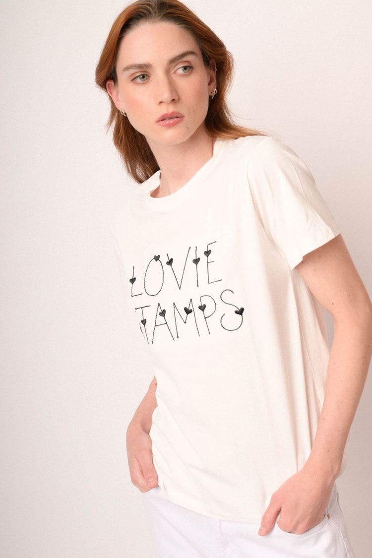 Maglia love ricamo