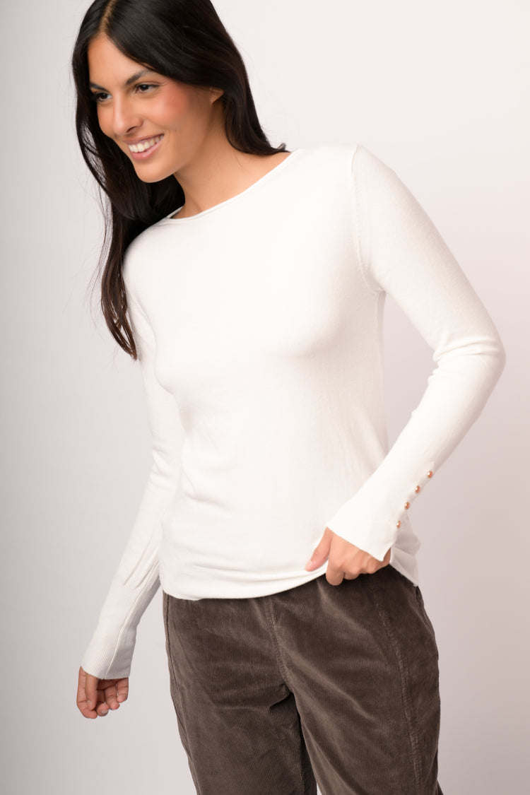 Maglia basic girocollo