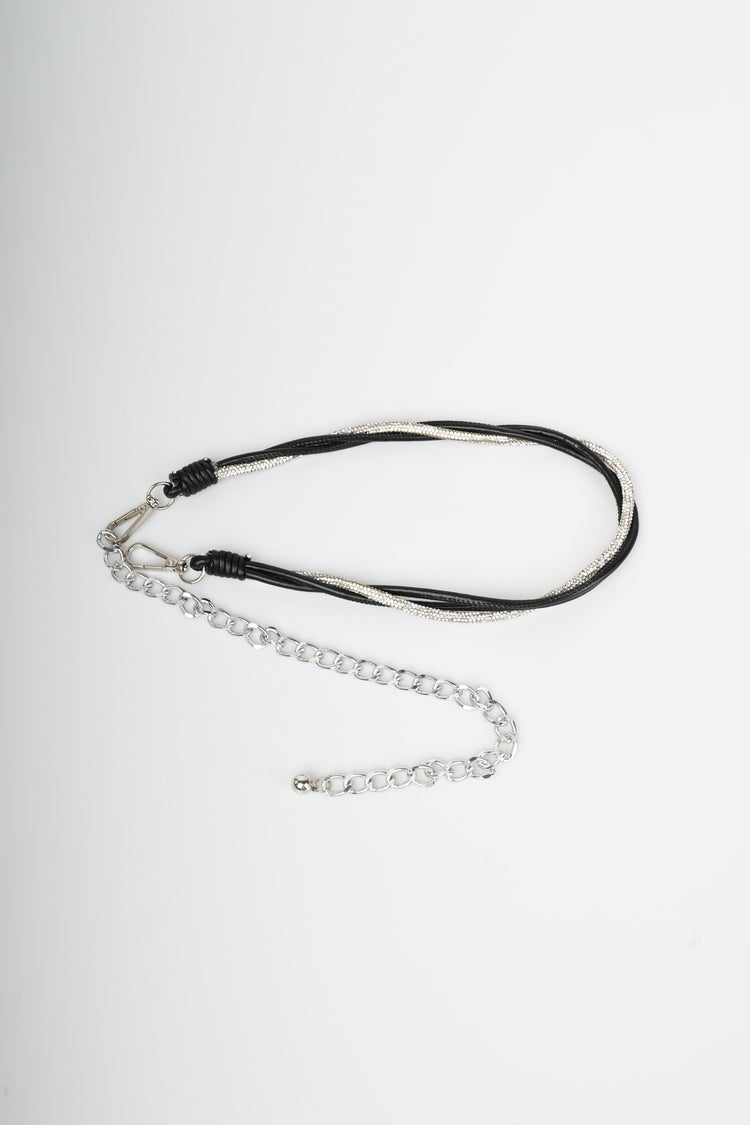 Cintura gioiello intrecciata