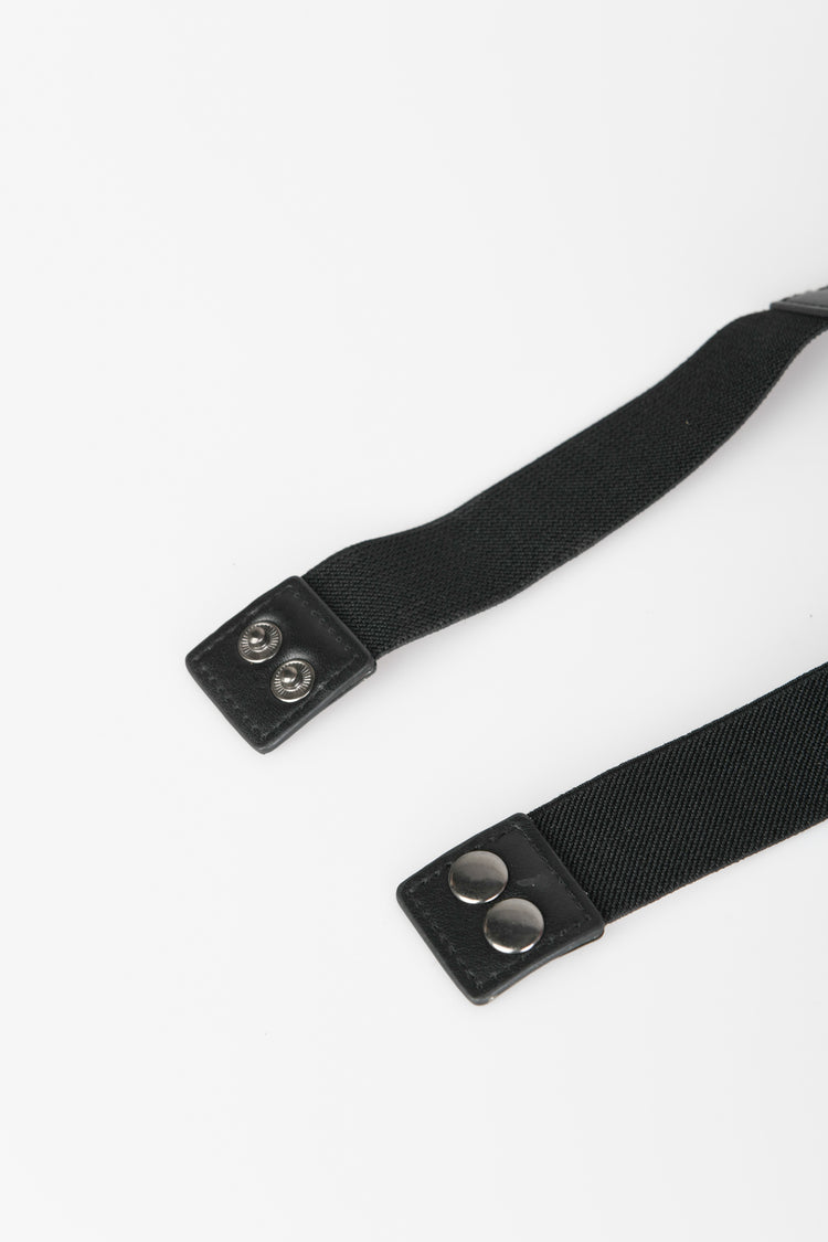 Cintura arricciata con strass