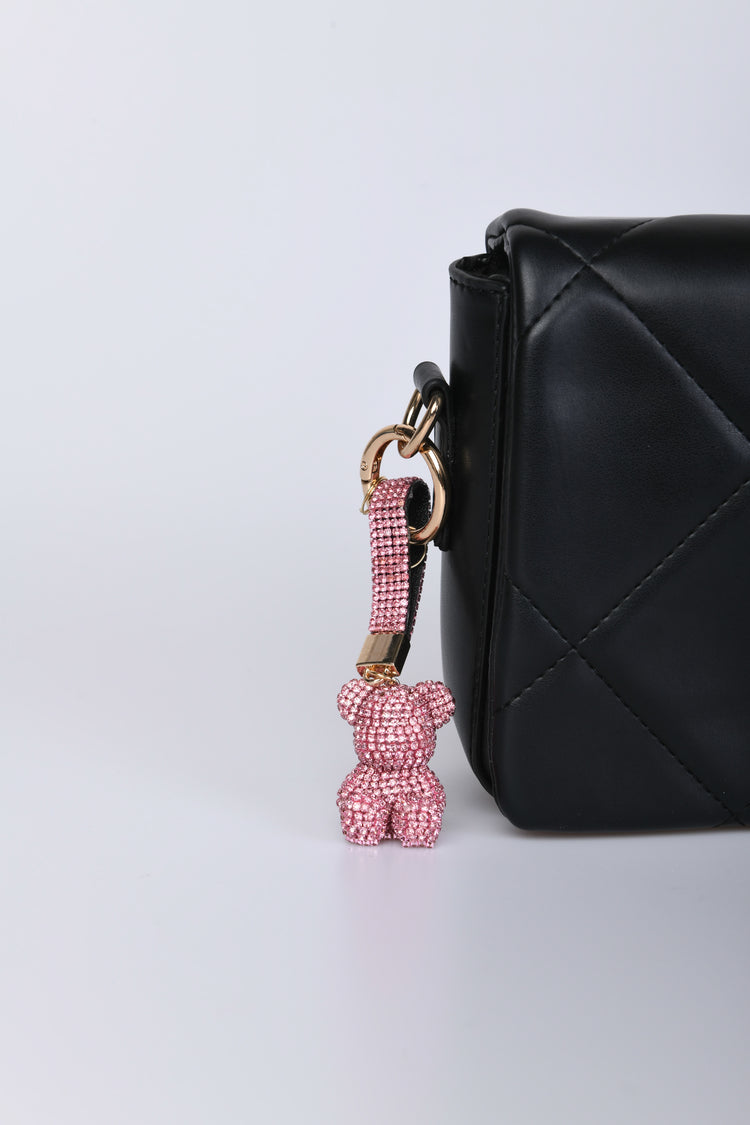 Portachiavi a cuore con orsetto