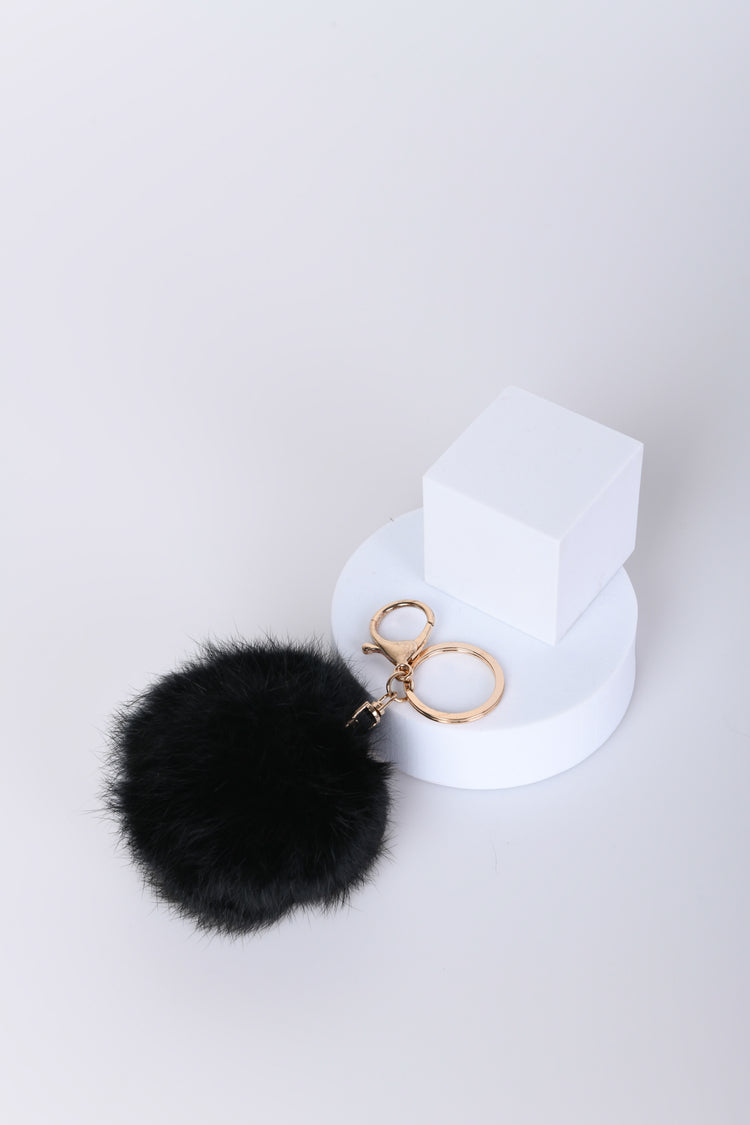 Portachiavi con pompon